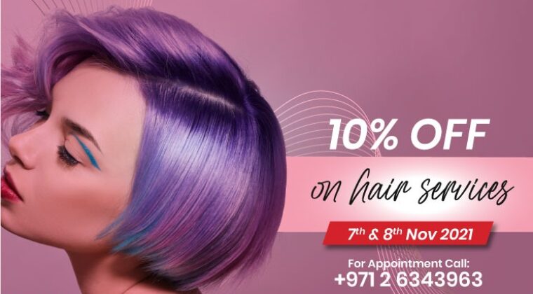 10% Discount On Hair Services